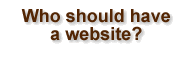 Who should have a website?